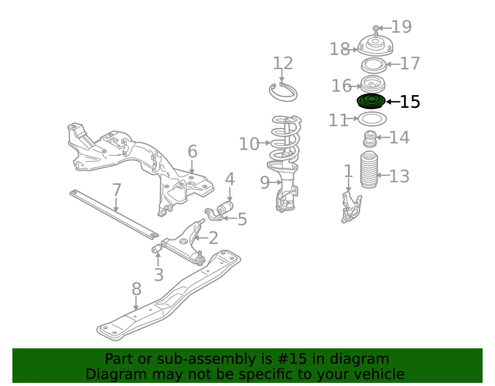Upper Seat - Volvo (30616826) - view 3