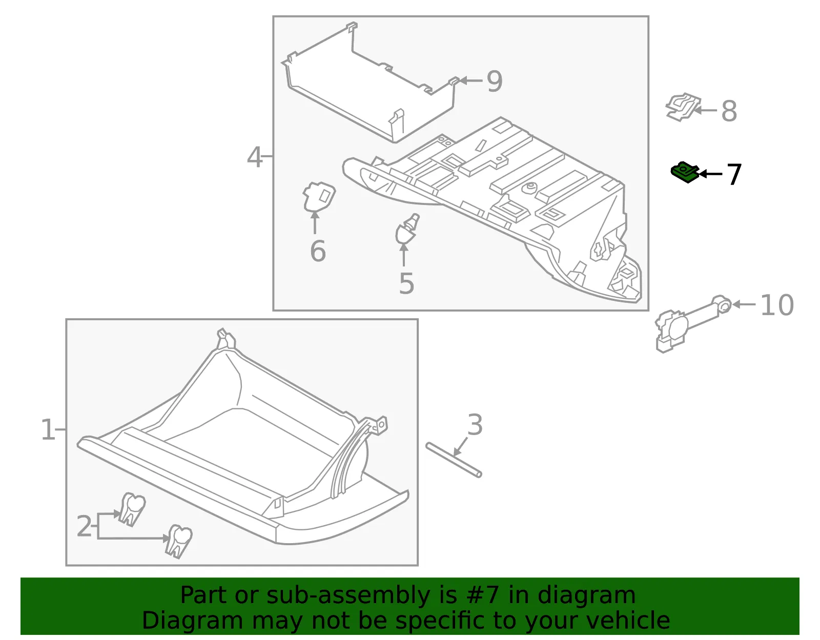Instrument Panel U-Nut - Volvo (30622662) - view 2