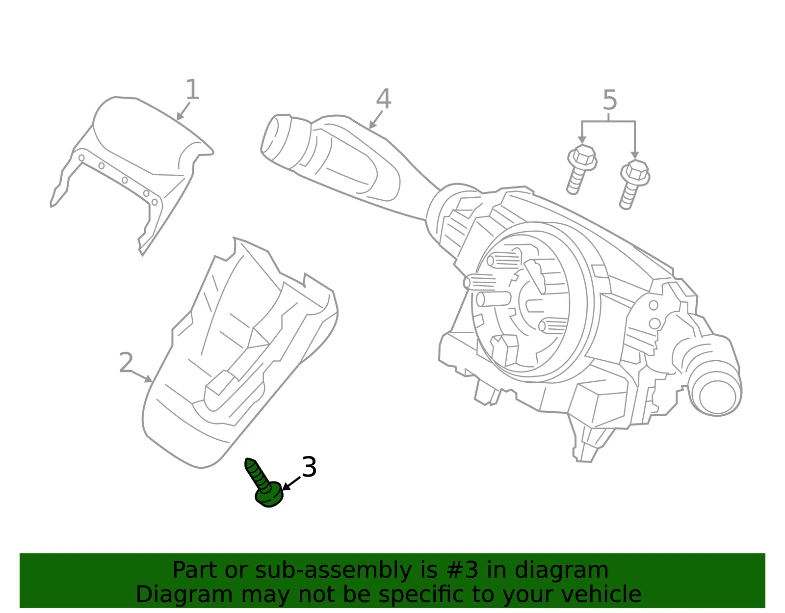 Instrument Panel Screw - Volvo (30640847) - view 2