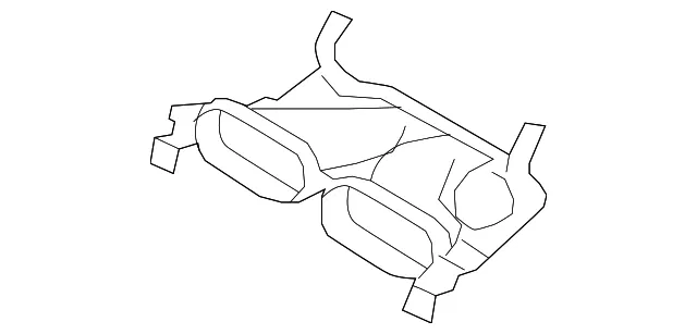Instrument Panel Air Duct - Volvo (30643312)