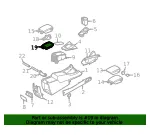 Console Lid - Volvo (30643523) - view 4