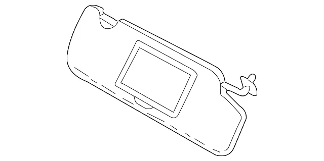 Sun-Visor - Driver's Side (LH) - Volvo (30652190)