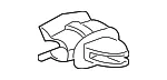 Lower Trim Panel Retainer Clip - Volvo (30653421) - view 3
