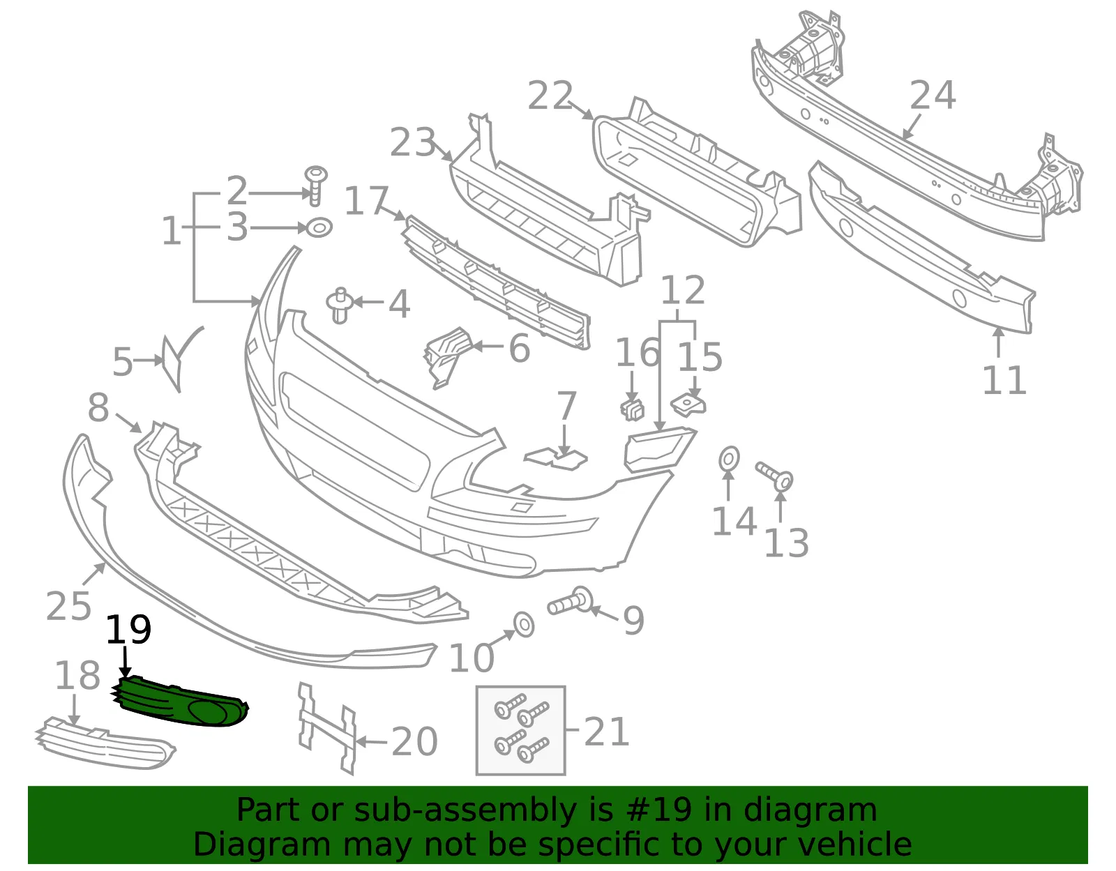 Corner Trim - Volvo (30657007) - view 3