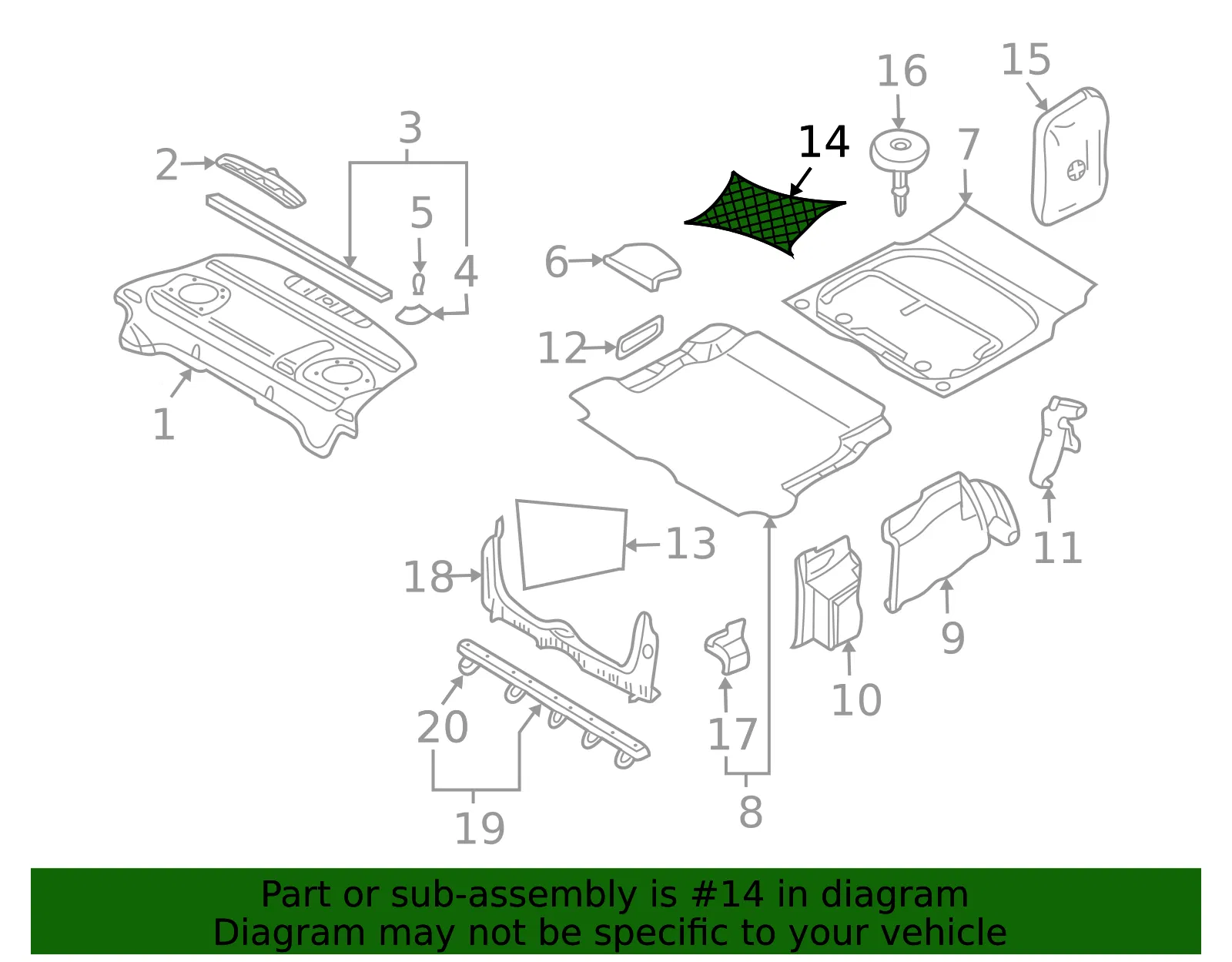 Cargo Net - Volvo (30664042) - view 5