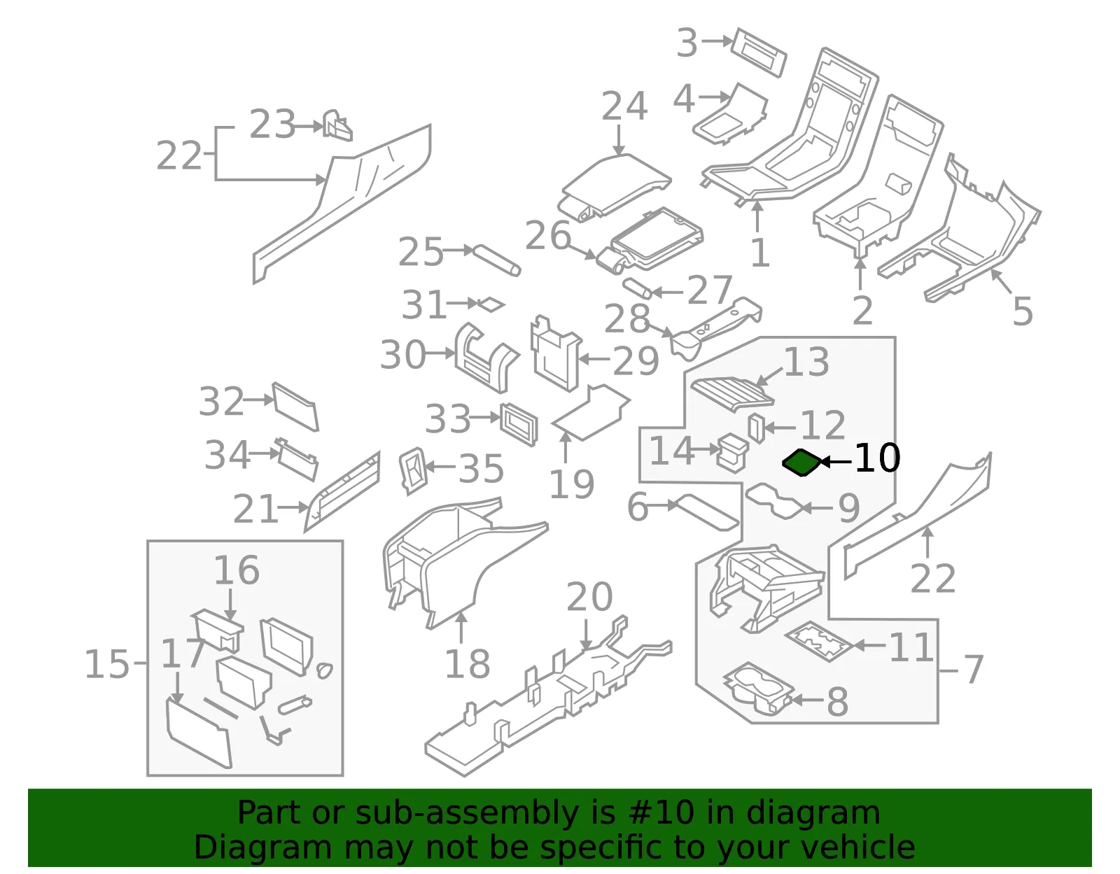 Cup Holder Mat - Volvo (30672377) - view 3
