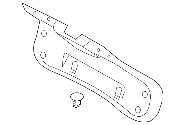Trunk Lid Trim - Volvo (30673178) - view 2