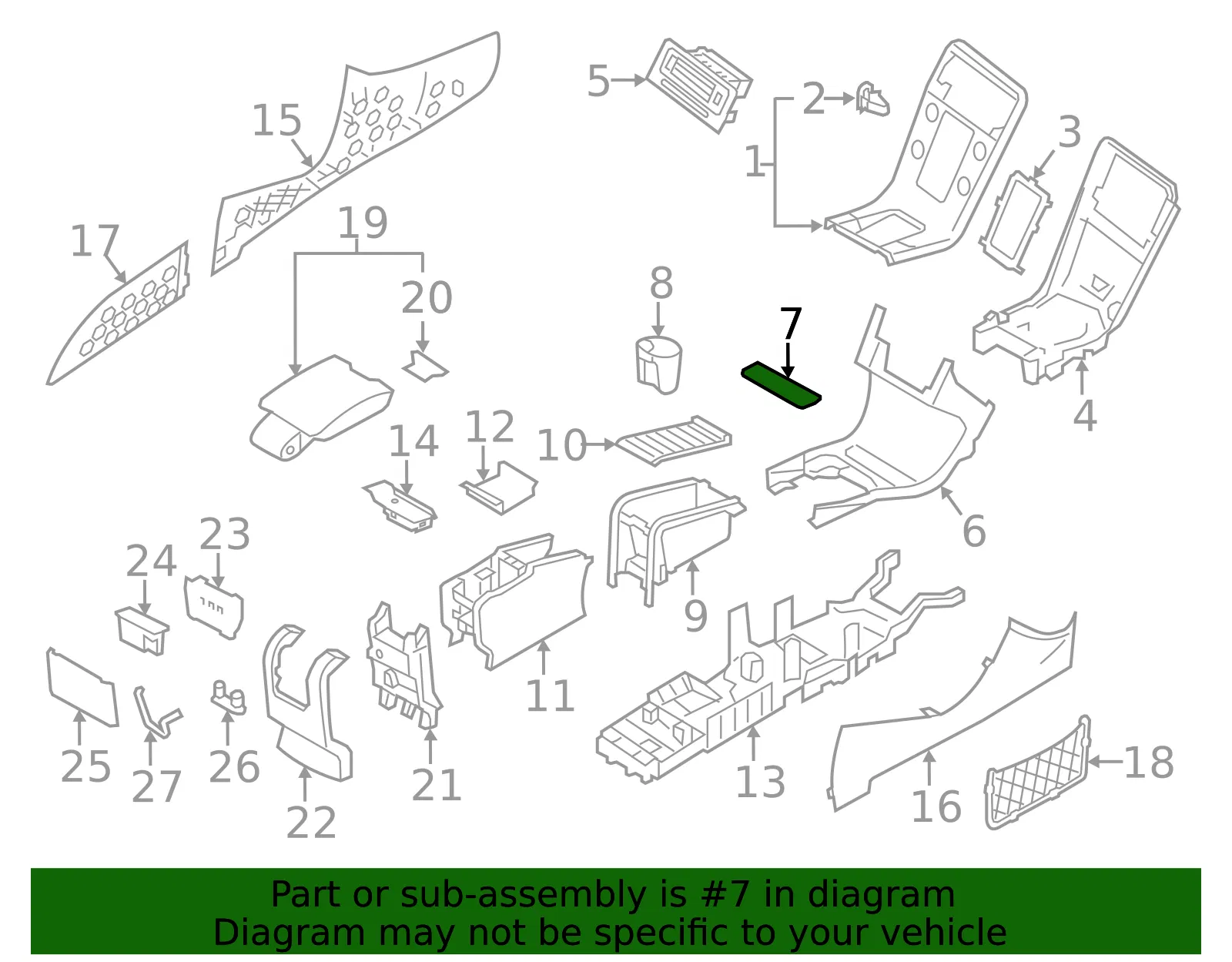 Storage Tray Mat - Volvo (30715132) - view 4