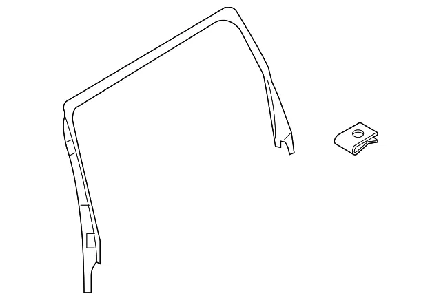 Frame Trim - Driver's Side (LH) - Volvo (30716266)