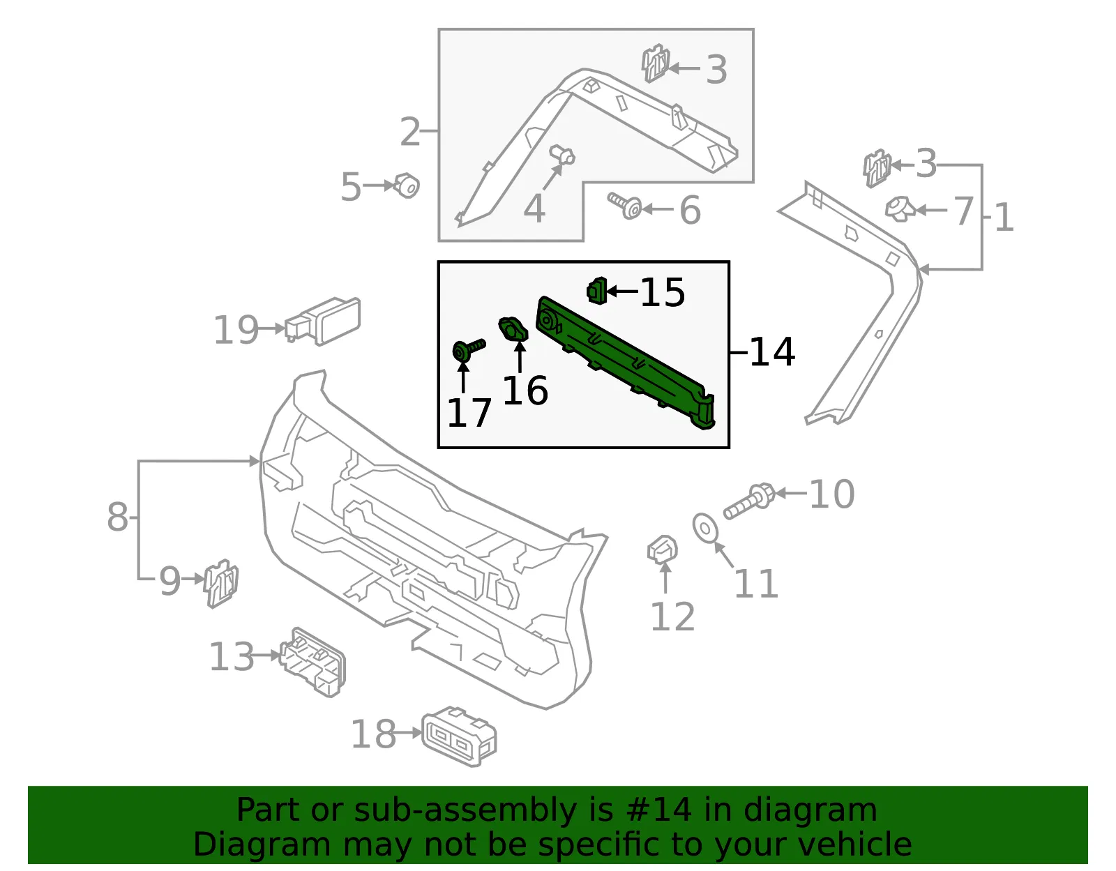 Trim Cover - Volvo (30747061) - view 2