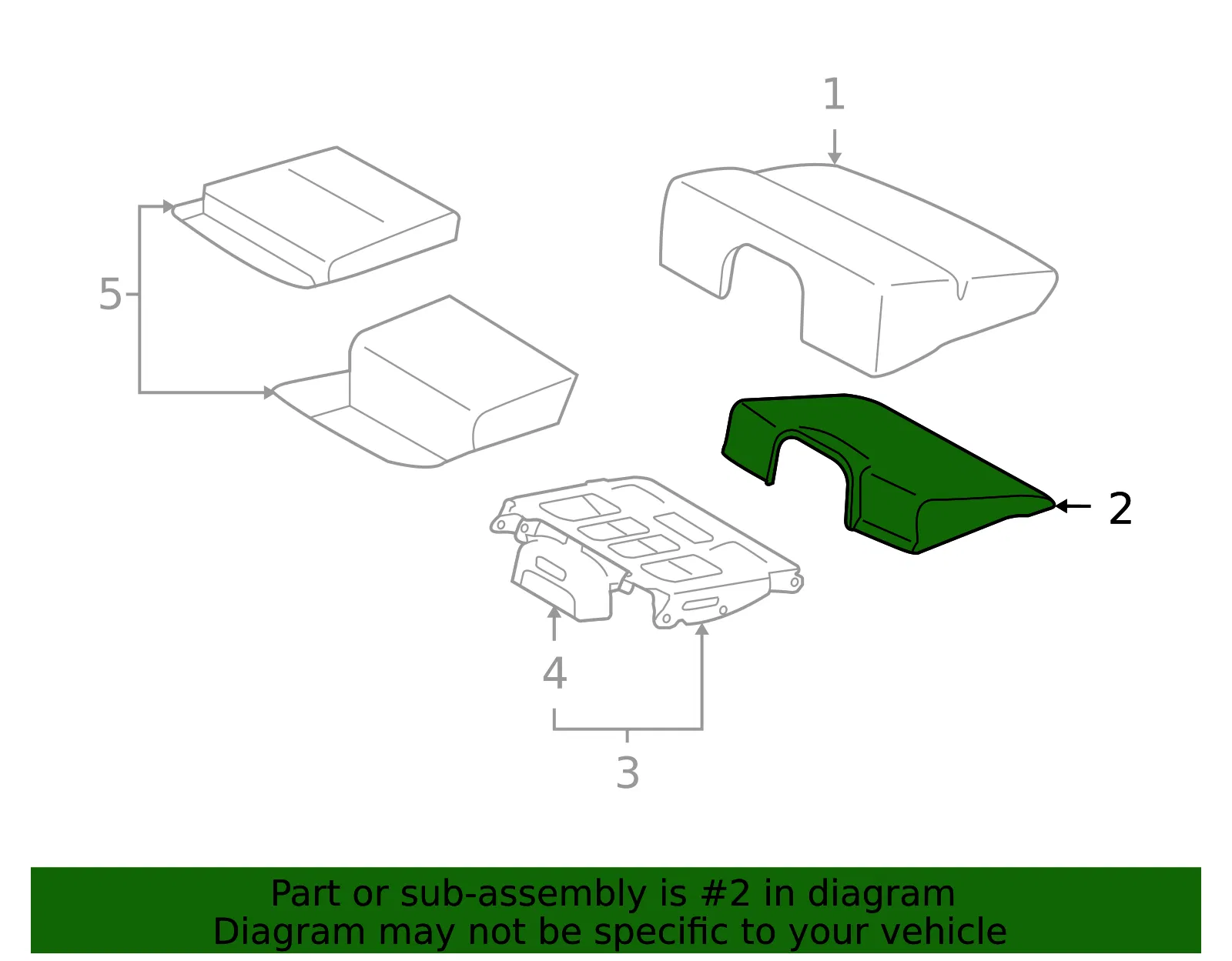 Seat Base - Volvo (30749953) - view 3