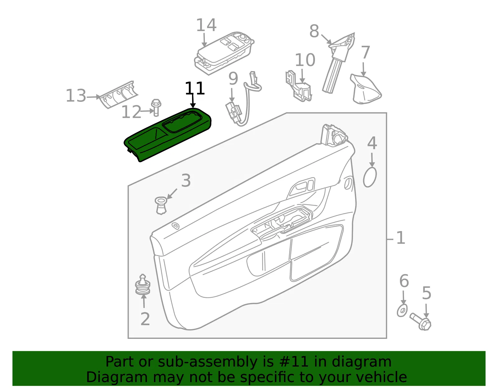 Pull Pocket - Passenger Side (RH) - Volvo (30755796) - view 3
