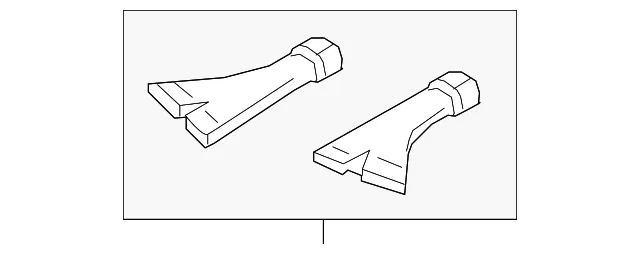 Instrument Panel Air Duct - Volvo (30767288)