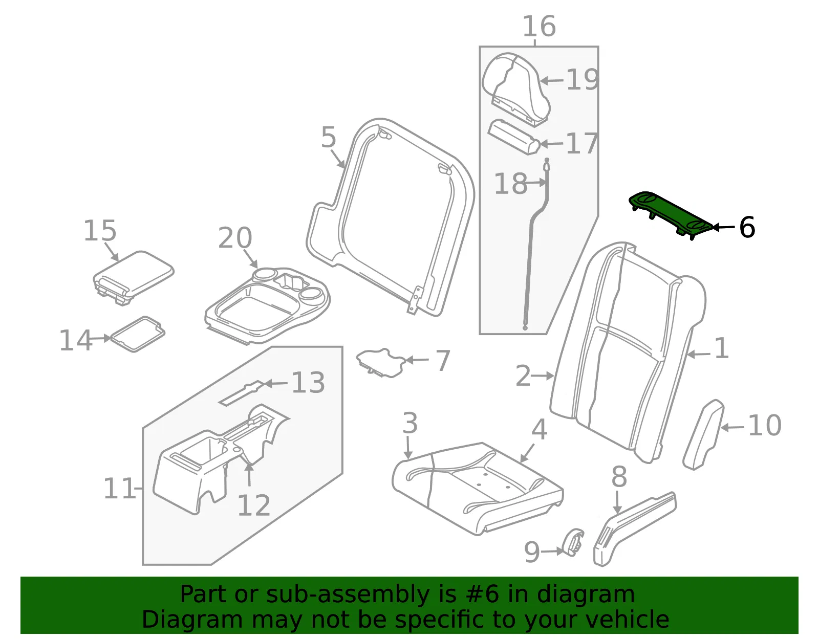 Upper Trim - Volvo (30767613) - view 2