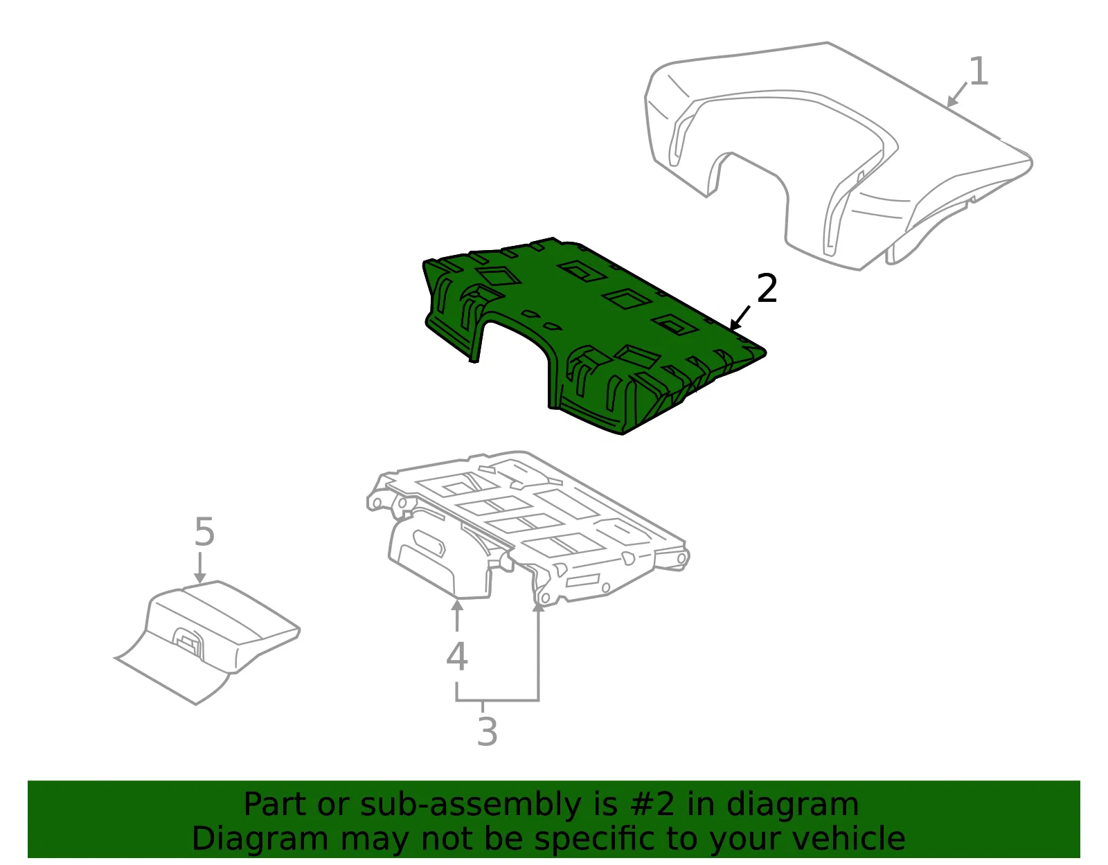 Seat Frame Mounting Base - Volvo (30767972) - view 2