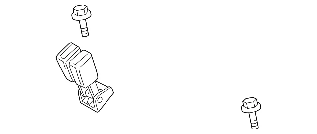 Seat Belt Receptacle - Volvo (30780606) - view 2