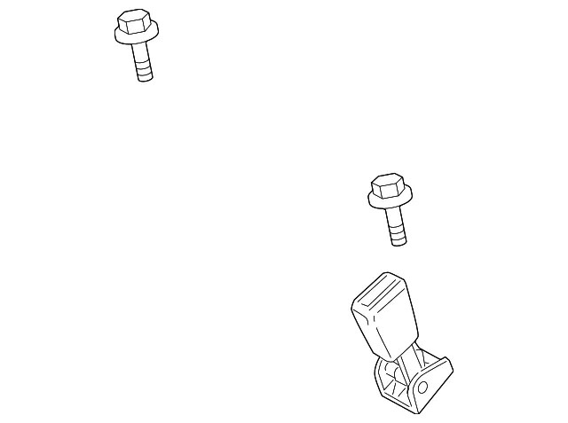 Buckle End - Driver's Side (LH) - Volvo (30780607)