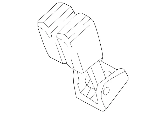 Buckle - Passenger Side (RH) - Volvo (30780621) - view 2