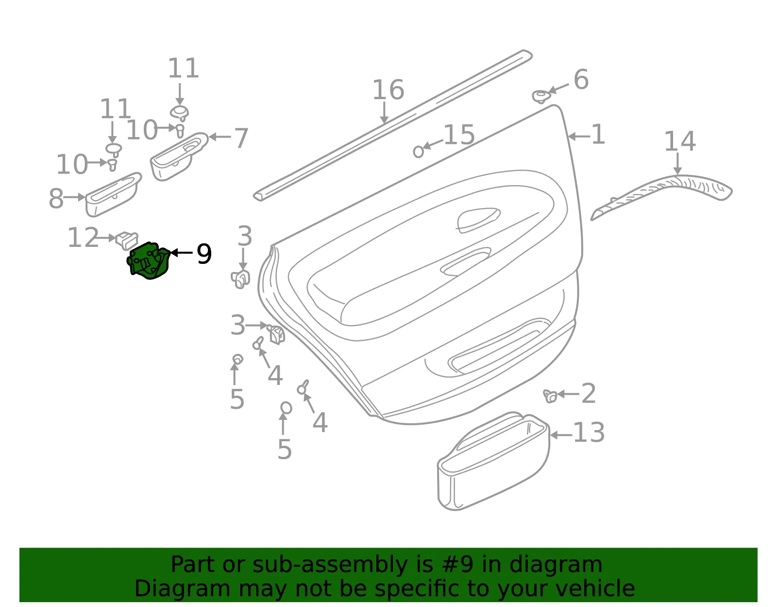 Pull Pocket Bracket - Volvo (30867495) - view 2