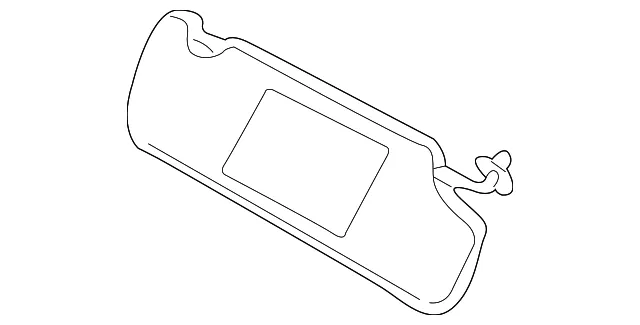 Sun-Visor - Passenger Side (RH) - Volvo (30887438)