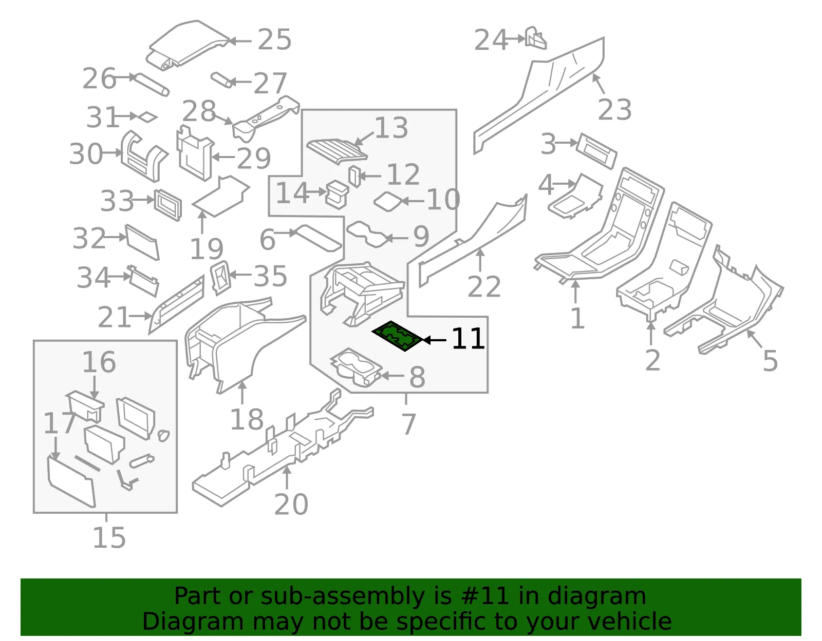 Cup Holder Mat - Volvo (31111509) - view 3