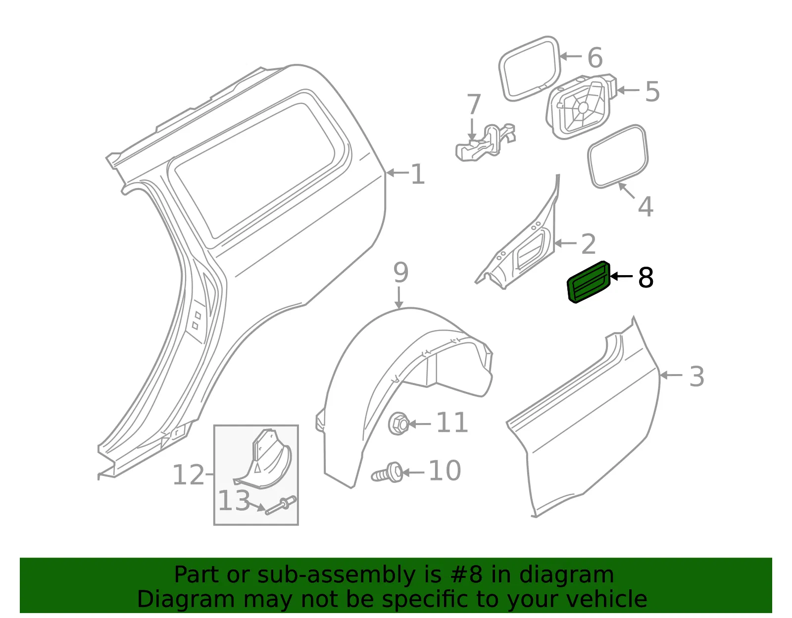 Pressure Vent - Volvo (31250723) - view 2