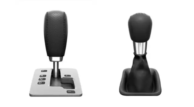 Gear Shift Knob, Sport, Leather, AT - Volvo (31259342) - view 2
