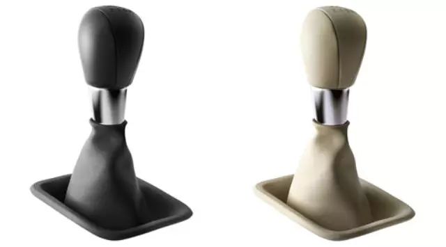 Gear Shift Knob - Leather Manual - Soft Beige - Volvo (31259408)