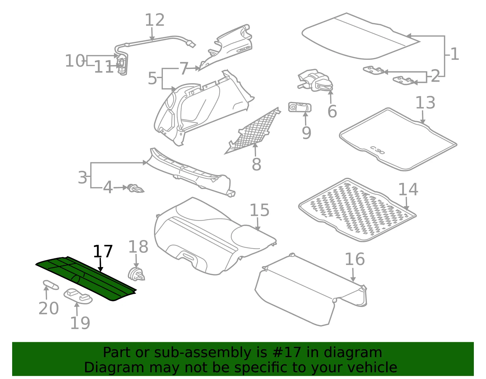 Package Tray - Volvo (31271522) - view 2