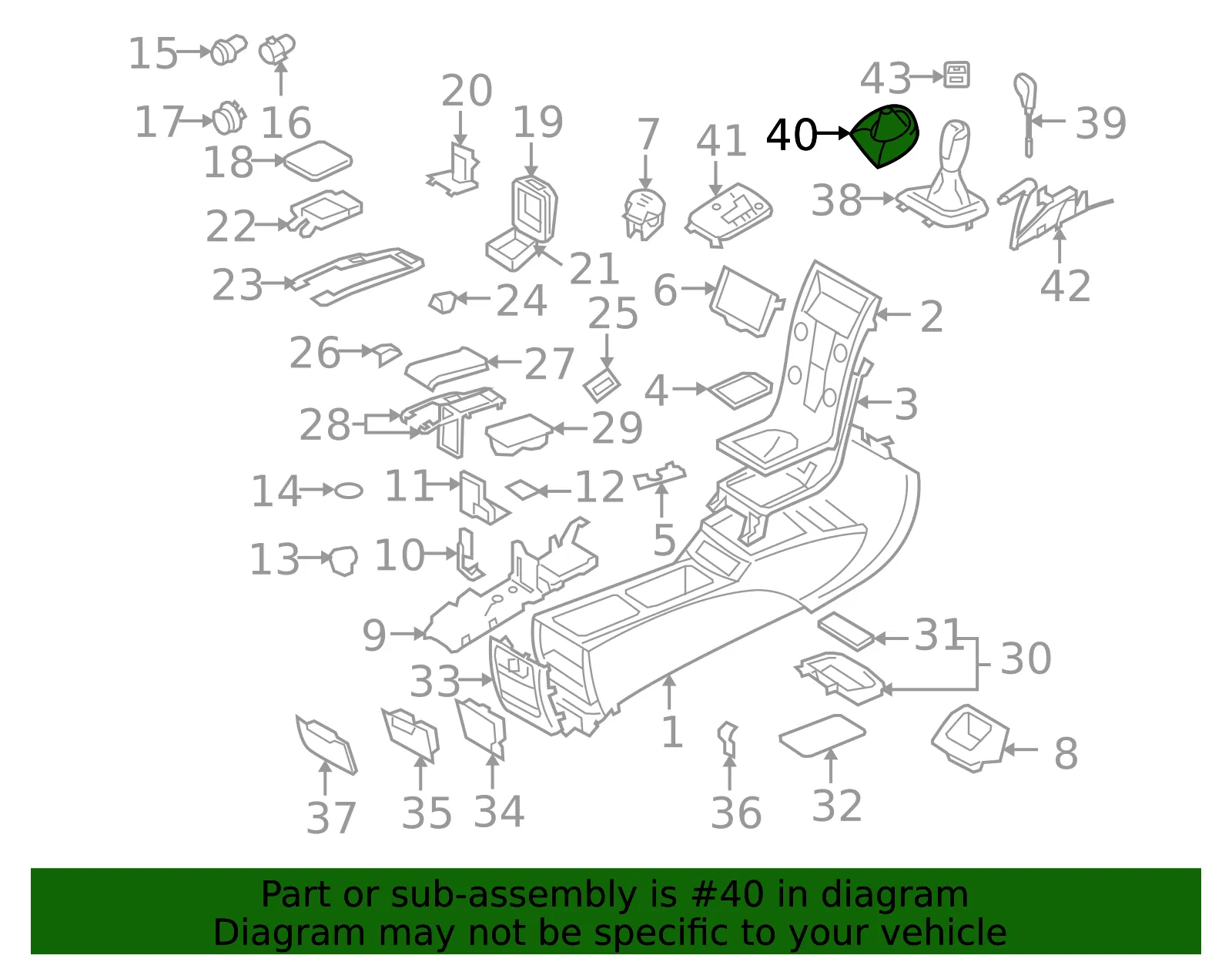 Shift Boot - Volvo (31325776) - view 2
