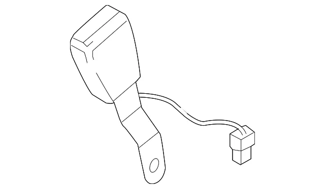 Buckle - Passenger Side (RH) - Volvo (31332732) - view 2