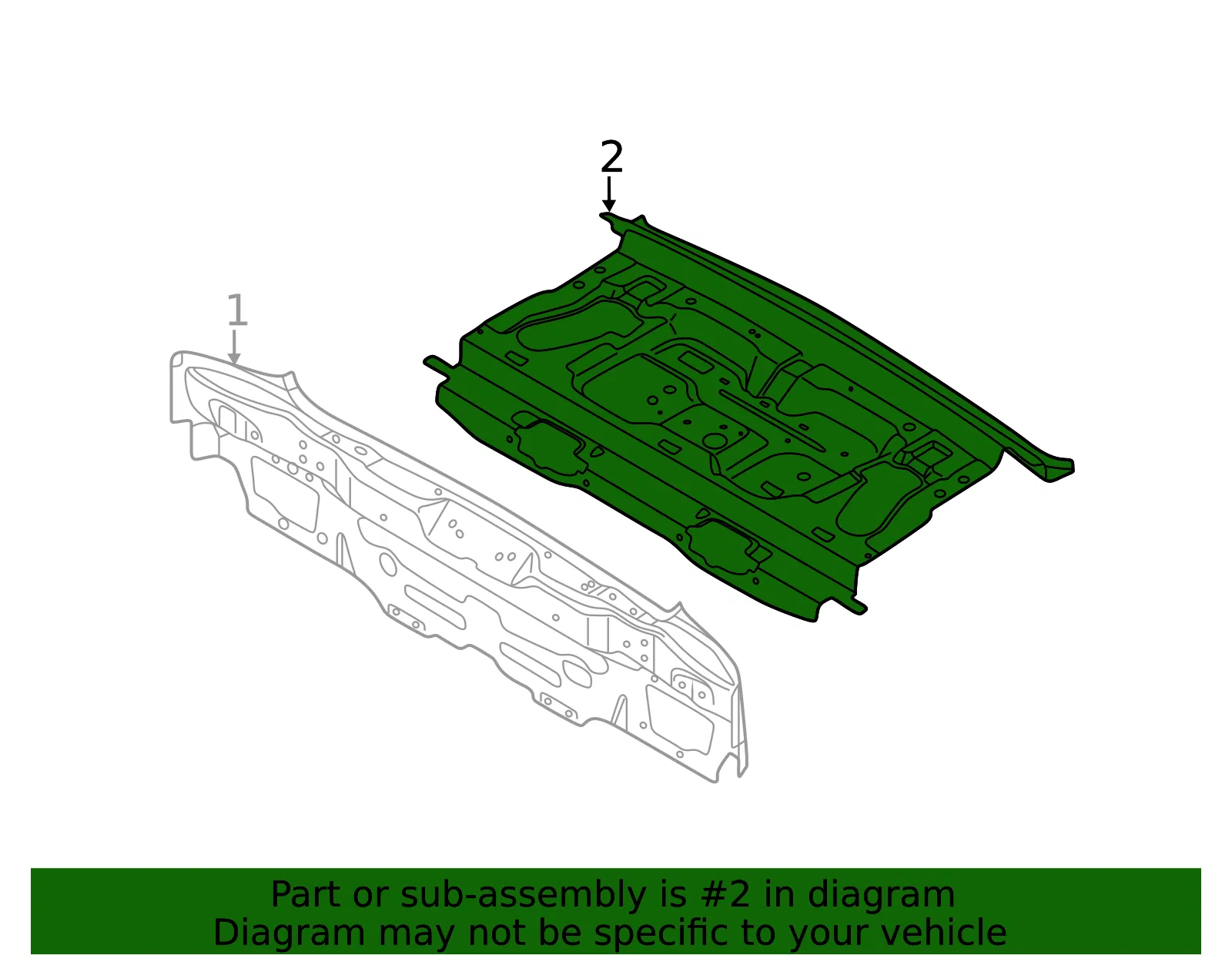 Package Tray - Volvo (31333349) - view 2
