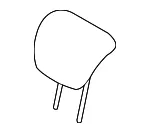 Headrest - Volvo (31348000) - view 3
