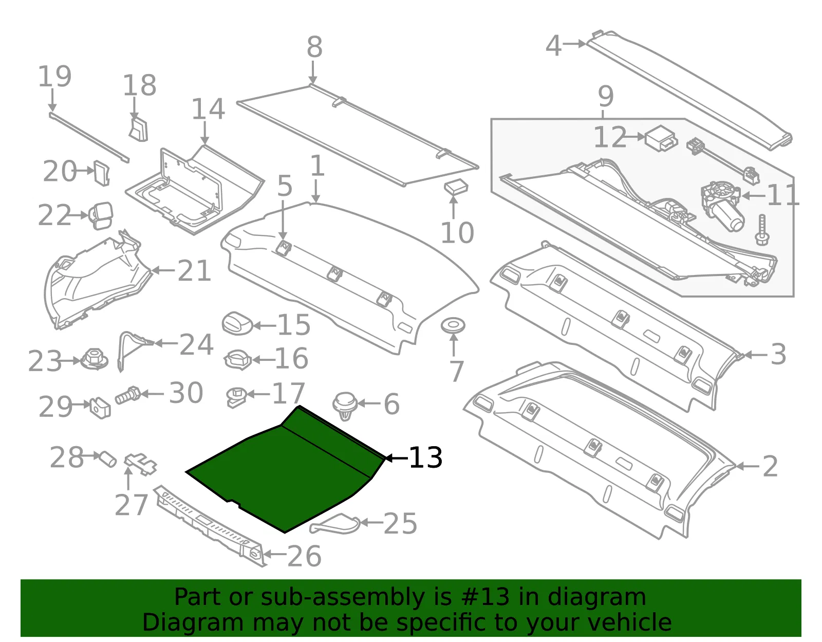 Floor Carpet - Volvo (31348933) - view 2