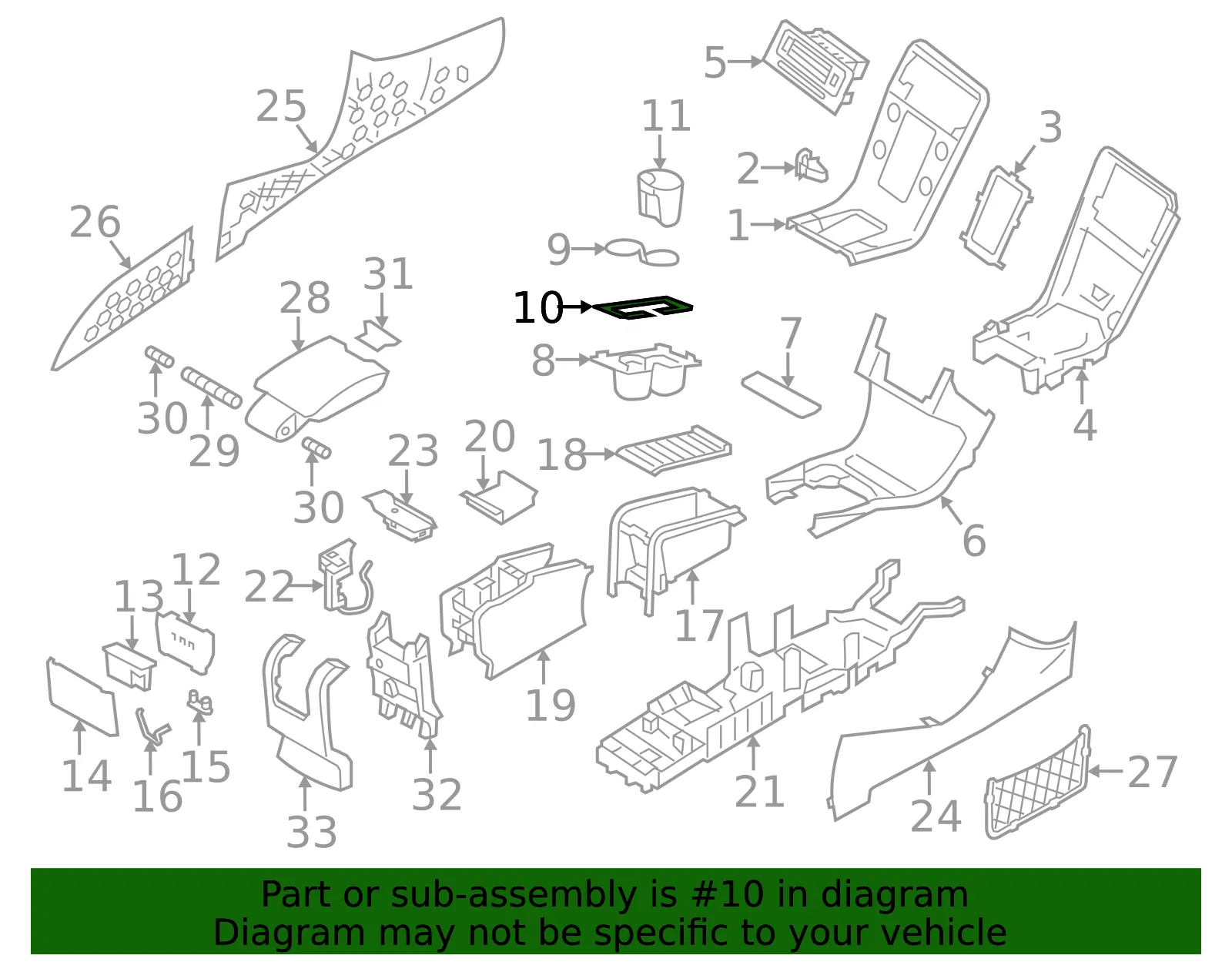 Cup Holder Mat - Volvo (31351785) - view 3