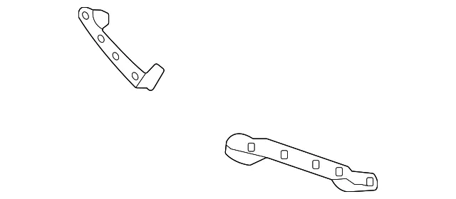 Trim Plate Bracket - Driver's Side (LH) - Volvo (31353395) - view 2
