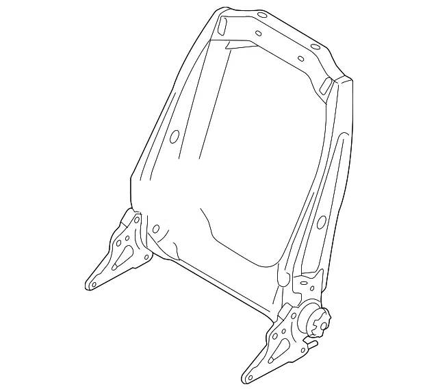 Seat Back Frame - Driver's Side (LH) - Volvo (31363813)