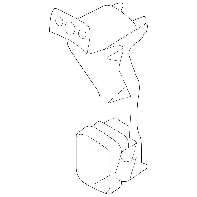 Instrument Panel Air Duct Bracket - Volvo (31363978)