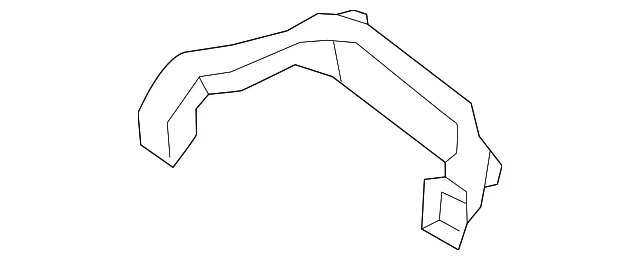 Instrument Panel Air Duct - Volvo (31366408)