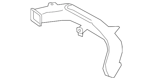 Instrument Panel Air Duct - Volvo (31366602)