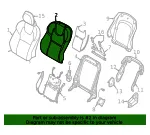 Seat Back Pad - Volvo (31377310) - view 4