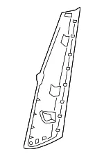 Seat Trim Panel - Volvo (31379225) - view 3