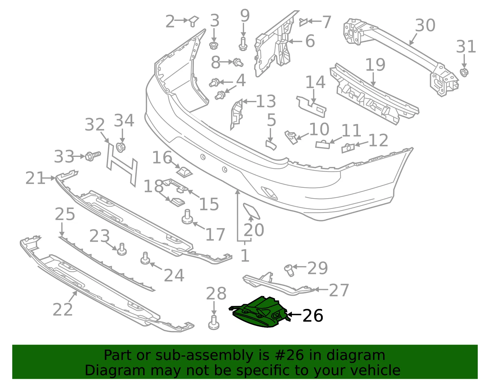 Trim Plate - Volvo (31383308) - view 2