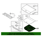 Floor Storage Compartment - Volvo (31389421) - view 4