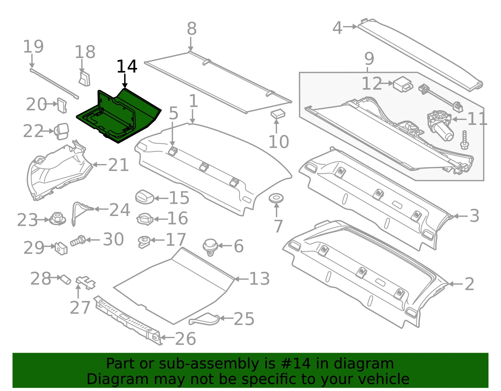 Floor Carpet - Volvo (31403860) - view 2