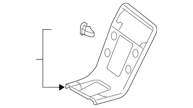 Console Trim Panel - Volvo (31408174)
