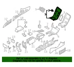 Console Trim Panel - Volvo (31408174) - view 4