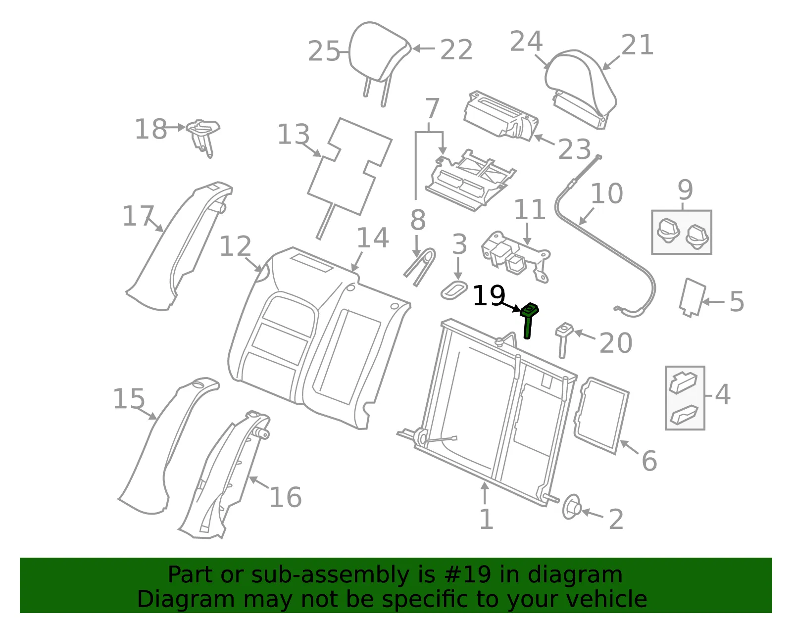 Headrest Guide - Volvo (31413727) - view 2