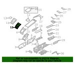 Console Trim Panel - Volvo (31415349) - view 4