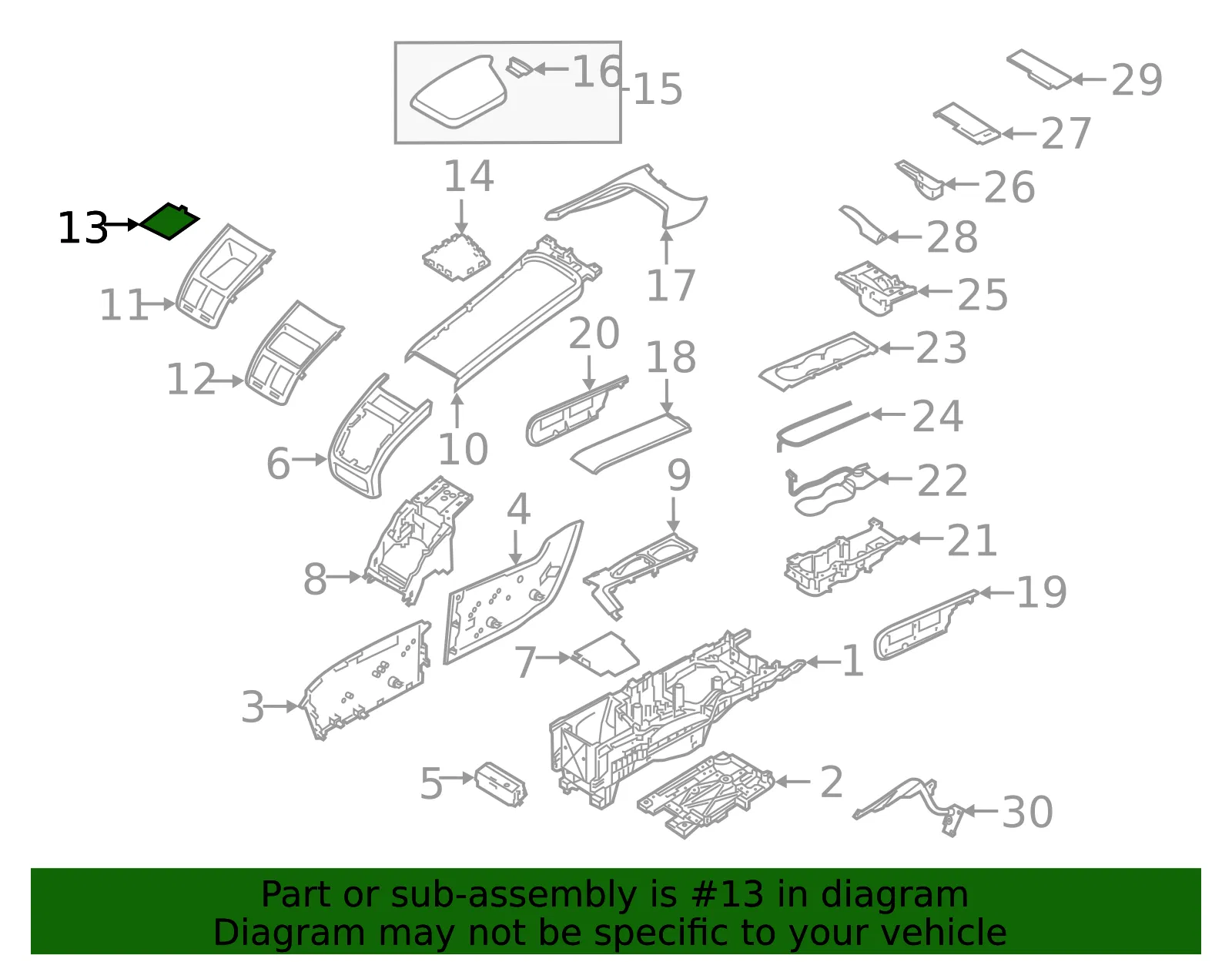 Insert Mat - Volvo (31415536) - view 2